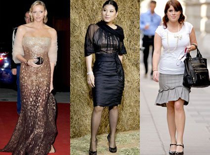 Charlene Wittstock, Princess Sirivannavari Nariratana of Thailand, Princess Eugenie of York Charlene Wittstock, Princess Sirivannavari Nariratana of Thailand, Princess Eugenie of York